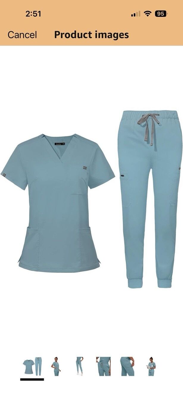 Effortless Elegance: Unveiling Our Women's Medical Scrub sets Large